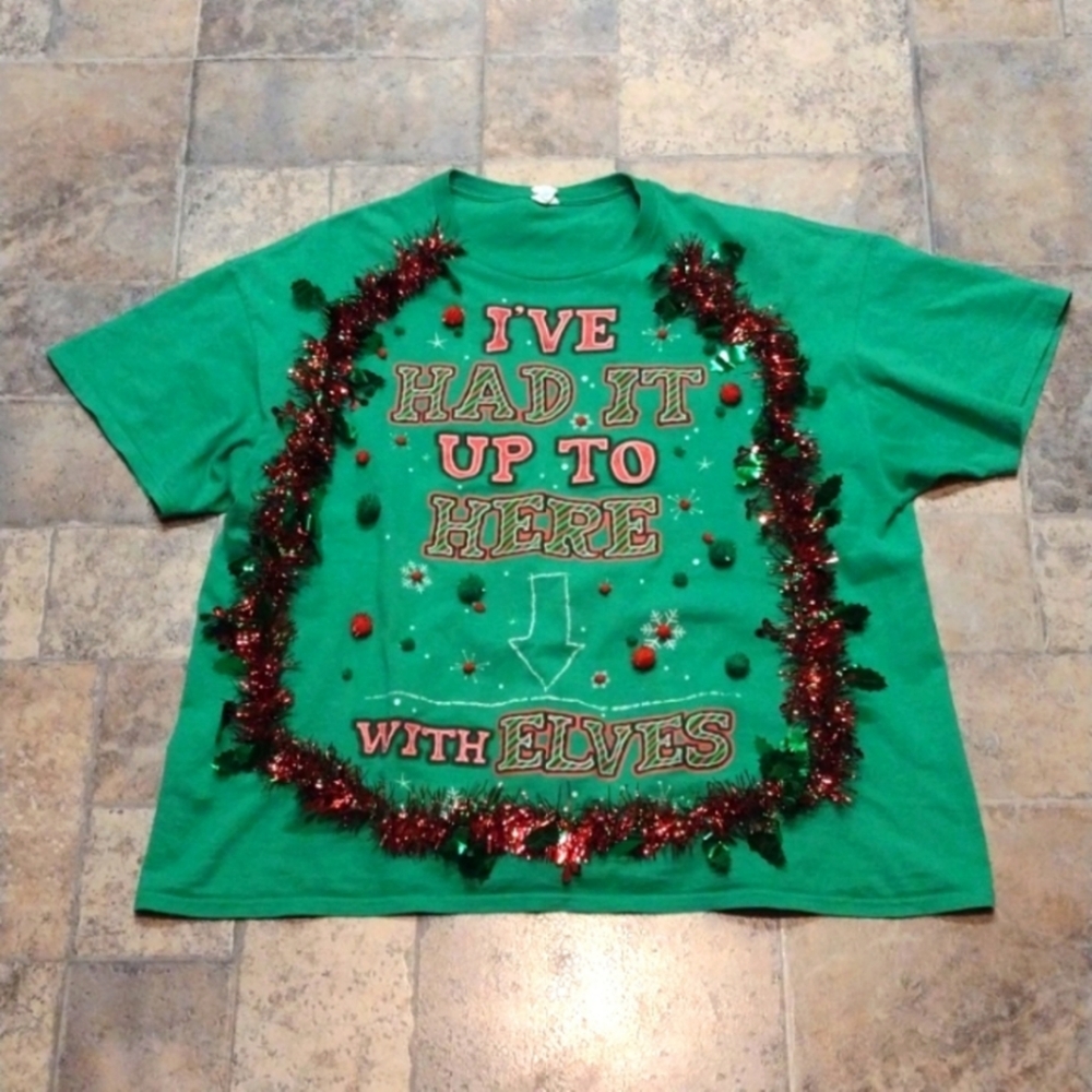Ugly Christmas sweater shirt size 2XL